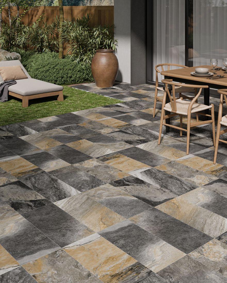 Purestone — Effet ardoise multicolore pour intérieur et extérieur.